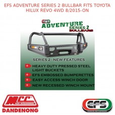 EFS ADVENTURE SERIES 2 BULLBAR FITS TOYOTA HILUX REVO 4WD 8/2015-ON