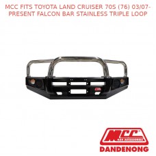 MCC FALCON BAR SS 3 LOOP FITS TOYOTA LANDCRUISER 70S (76) W/UP (03/2007-PRESENT)