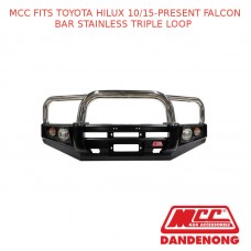 MCC FALCON BAR SS  LOOP FITS TOYOTA HILUX (10/15-PRESENT) (WITH FOG AND UP)