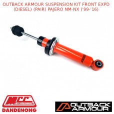 OUTBACK ARMOUR SUSPENSION KIT FRONT EXPD (DIESEL) (PAIR) PAJERO NM-NX ('99-'16)