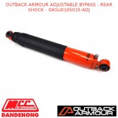 OUTBACK ARMOUR ADJUSTABLE BYPASS - REAR SHOCK - OASU0165015-ADJ