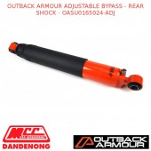 OUTBACK ARMOUR ADJUSTABLE BYPASS - REAR SHOCK - OASU0165024-ADJ