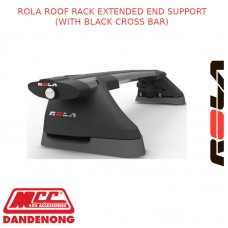 ROLA ROOF RACK SET FOR HYUNDAI ACCENT JUL 11 JUN 13 4D SEDAN BLACK (EXTENDED)