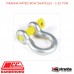 PIRANHA RATED BOW SHACKLES - 2.0 TON