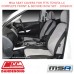 MSA SEAT COVERS FITS TOYOTA LC COMPLETE FRONT & SECOND ROW SET - 10026CO