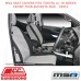 MSA SEAT COVERS FITS TOYOTA LC 79 SERIES FRONT TWIN BUCKETS PAIR - 78912