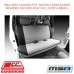 MSA SEAT COVERS FITS TOYOTA LANDCRUISER 80SERIES SECOND ROW FULL WIDTH BENCH