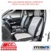 MSA SEAT COVERS FITS MAZDA BRAVO COMPLETE FRONT & SECOND ROW SET