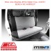 MSA SEAT COVERS FITS MAZDA BT50 REAR FULL WIDTH BENCH NO ARMREST