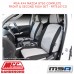 MSA SEAT COVERS FITS MAZDA BT50 COMPLETE FRONT & SECOND ROW SET - FRT5167CO