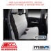 MSA SEAT COVERS FITS NISSAN PATROL WAGON COMPLETE FRONT & 2ND ROW SET - GU269CO