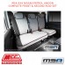 MSA SEAT COVERS FITS NISSAN PATROL WAGON COMPLETE FRONT & 2ND ROW SET - GU269CO