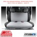 MSA SEAT COVERS FITS NISSAN PATROL THIRD ROW 50/50 SPLIT FOLD UP BENCH - GU31-Ti