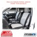 MSA SEAT COVERS FITS NISSAN PATROL WAGON FRONT TWIN BUCKETS