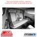 MSA SEAT COVERS FITS NISSAN PATROL WAGON COMPLETE FRONT & 2ND ROW SET - GU394CO