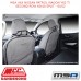 MSA SEAT COVERS FITS NISSAN PATROL WAGON Y62 TI SECOND ROW 60/40 SPLIT - GU52