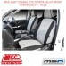 MSA SEAT COVERS FITS TOYOTA HILUX FRONT TWIN BUCKETS - HL02