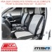 MSA SEAT COVERS FITS TOYOTA HILUX COMPLETE FRONT & SECOND ROW SET - HL0257CO