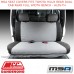 MSA SEAT COVERS FITS TOYOTA HILUX REAR DUAL CAB REAR FULL WIDTH BENCH - HL05-TH