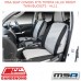 MSA SEAT COVERS FITS TOYOTA HILUX FRONT TWIN BUCKETS - HL11