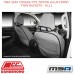 MSA SEAT COVERS FITS TOYOTA HILUX FRONT TWIN BUCKETS - HL11