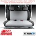 MSA SEAT COVERS FITS TOYOTA HILUX COMPLETE FRONT & SECOND ROW SET - HL1105CO