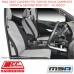 MSA SEAT COVERS FITS TOYOTA HILUX COMPLETE FRONT & SECOND ROW SET - HL165CO