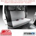 MSA SEAT COVERS FITS TOYOTA HILUX COMPLETE FRONT & SECOND ROW SET - HL165CO