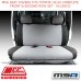 MSA SEAT COVERS FITS TOYOTA HILUX COMPLETE FRONT & SECOND ROW SET - HL165CO