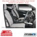 MSA SEAT COVERS FITS TOYOTA HILUX FRONT BUCKET & 3/4 BENCH - HL20