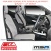 MSA SEAT COVERS FITS TOYOTA HILUX FRONT BUCKET + 3/4 BENCH