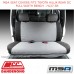 MSA SEAT COVERS FITS TOYOTA HILUX REAR DC FULL WIDTH BENCH - HL37-SR