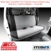 MSA SEAT COVERS FITS TOYOTA HILUX REAR DUAL CAB FULL WIDTH BENCH - HL39-08