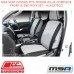 MSA SEAT COVERS FITS TOYOTA HILUX COMPLETE FRONT & 2ND ROW SET - HL41379CO