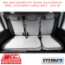 MSA SEAT COVERS FITS TOYOTA HILUX REAR EC SMALL 50/50 BENCH SINGLE BACK - HL42-08