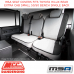 MSA SEAT COVERS FITS TOYOTA HILUX REAR EXTRA CAB SMALL 50/50 BENCH SINGLE BACK