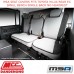 MSA SEAT COVERS FITS TOYOTA HILUX REAR EC SMALL BENCH SINGLE BACK NO HEADREST