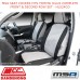 MSA SEAT COVERS FITS TOYOTA HILUX COMPLETE FRONT & SECOND ROW SET - HL524CO