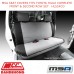 MSA SEAT COVERS FITS TOYOTA HILUX COMPLETE FRONT & SECOND ROW SET - HL524CO