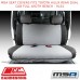 MSA SEAT COVERS FITS TOYOTA HILUX REAR DUAL CAB FULL WIDTH BENCH - HL54