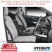 MSA SEAT COVERS FITS TOYOTA HILUX COMPLETE FRONT & SECOND ROW SET - HL568CO