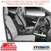 MSA SEAT COVERS FITS TOYOTA HILUX COMPLETE FRONT & SECOND ROW SET - HL569CO