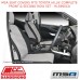 MSA SEAT COVERS FITS TOYOTA HILUX COMPLETE FRONT & SECOND ROW SET - HL5960CO