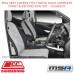 MSA SEAT COVERS FITS TOYOTA HILUX COMPLETE FRONT & SECOND ROW SET - HL5962CO