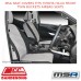 MSA SEAT COVERS FITS TOYOTA HILUX FRONT TWIN BUCKETS AIRBAG SEATS