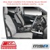 MSA SEAT COVERS FITS TOYOTA HILUX FRONT TWIN BUCKETS (AIRBAG SEATS) - HL64