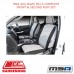 MSA SEAT COVERS FITS ISUZU MU-X COMPLETE FRONT & SECOND ROW SET - ID069CO