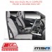 MSA SEAT COVERS FITS ISUZU MU-X COMPLETE FRONT & SECOND ROW SET - ID069CO