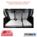 MSA SEAT COVERS FITS ISUZU MU-X COMPLETE FRONT & SECOND ROW SET - ID1112CO