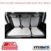 MSA SEAT COVERS FITS JEEP WRANGLER REAR 60/40 SPLIT BENCH - JK05